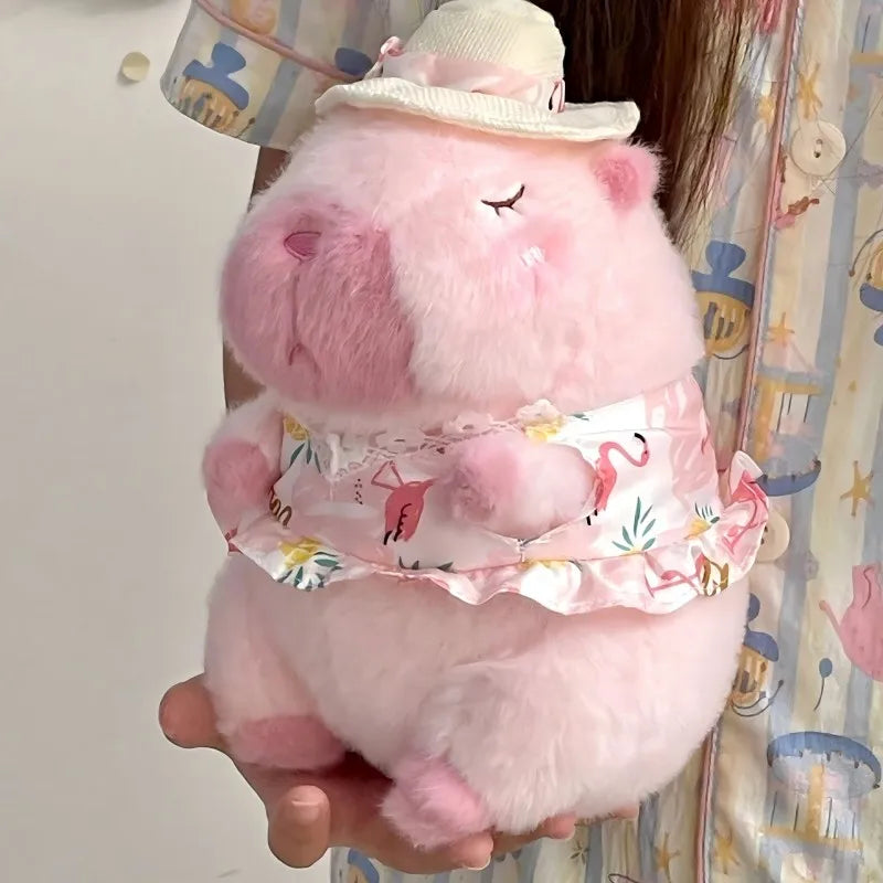 23cm capivara simulação de pelúcia capibara anime brinquedo fofo boneca bonit