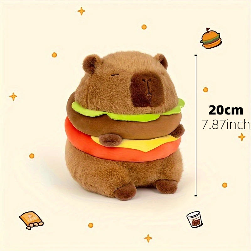23cm capivara simulação de pelúcia capibara anime brinquedo fofo boneca bonit