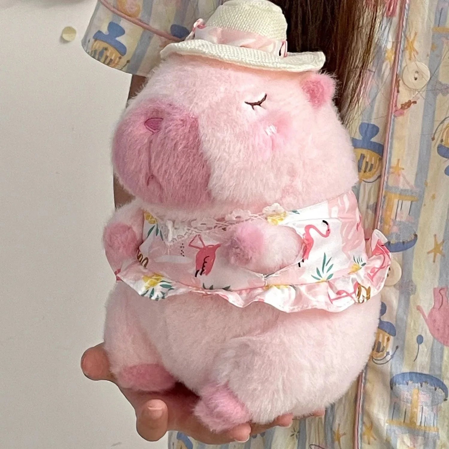 23cm capivara simulação de pelúcia capibara anime brinquedo fofo boneca bonit