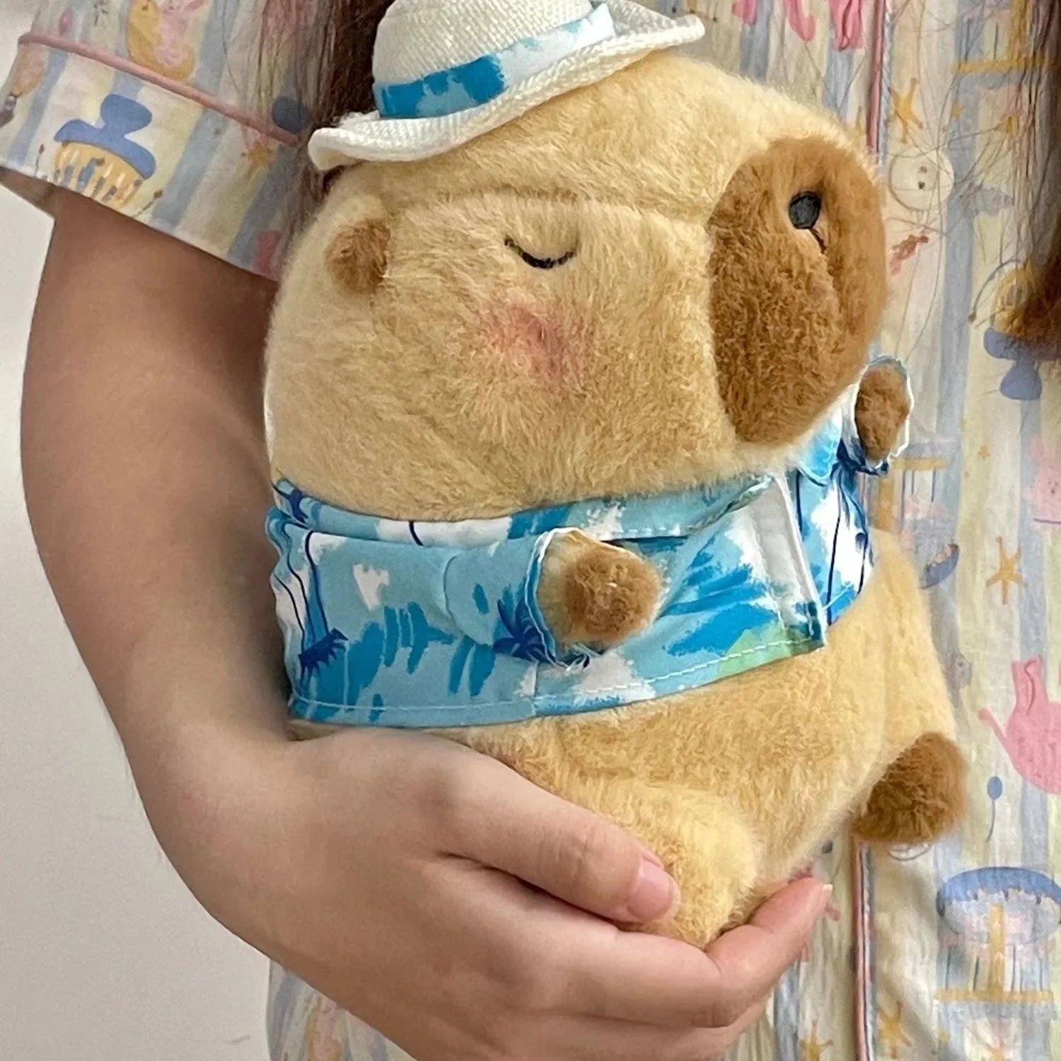 23cm capivara simulação de pelúcia capibara anime brinquedo fofo boneca bonit