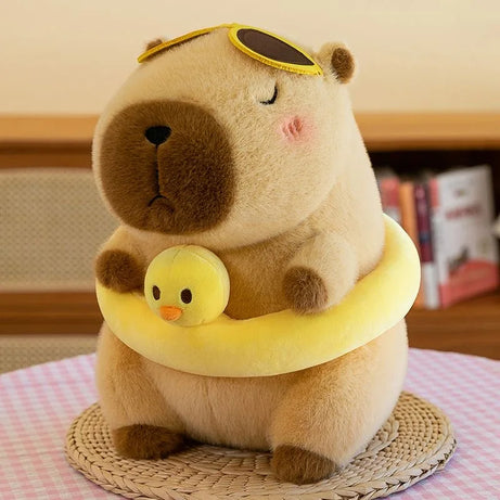 23cm capivara simulação de pelúcia capibara anime brinquedo fofo boneca bonit