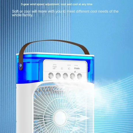 Ventilador portátil do umidificador do ar, refrigerador de ar pequeno, hidrocoo