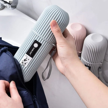 Portátil Escova Titular e Escova Caso, Escova De Dentes Caso Descartável, Viag