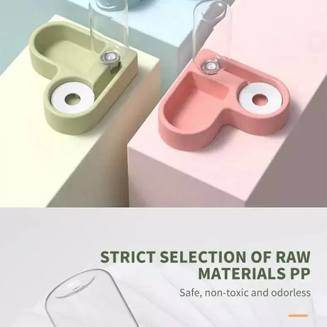 Tigela de comida dupla com alimentação Pet, adequada para gatos e cães pequen