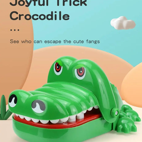 Crocodilo dentes brinquedos para crianças, jacaré mordendo dedo, jogos de dent