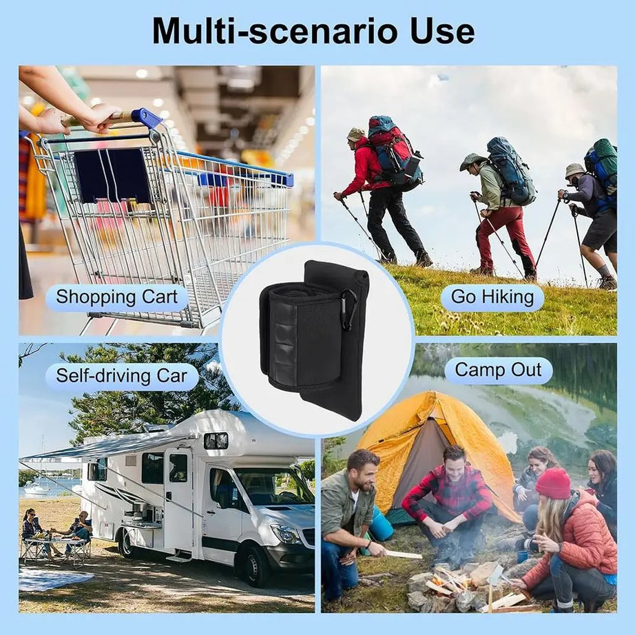 Manga magnética de garrafa de água Bolsos de garrafa de acessórios de ginást