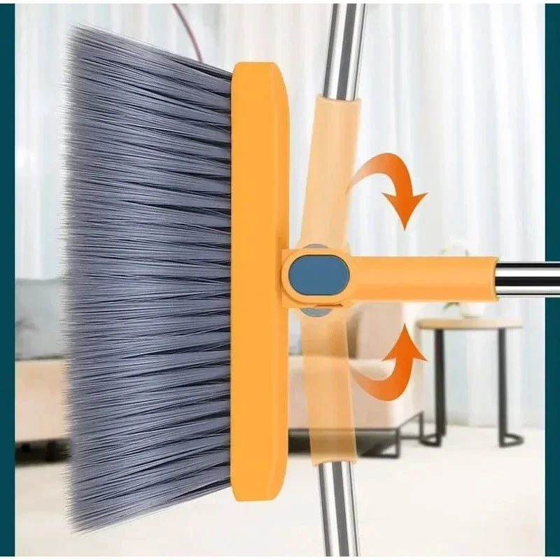 Escova e pá vassoura e pá conjunto de combinação pá vertical dobrável pele