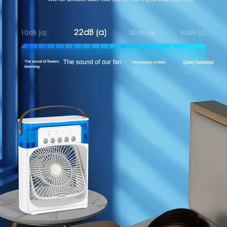 Ventilador portátil do umidificador do ar, refrigerador de ar pequeno, hidrocoo