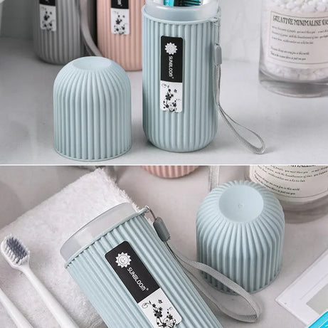 Portátil Escova Titular e Escova Caso, Escova De Dentes Caso Descartável, Viag