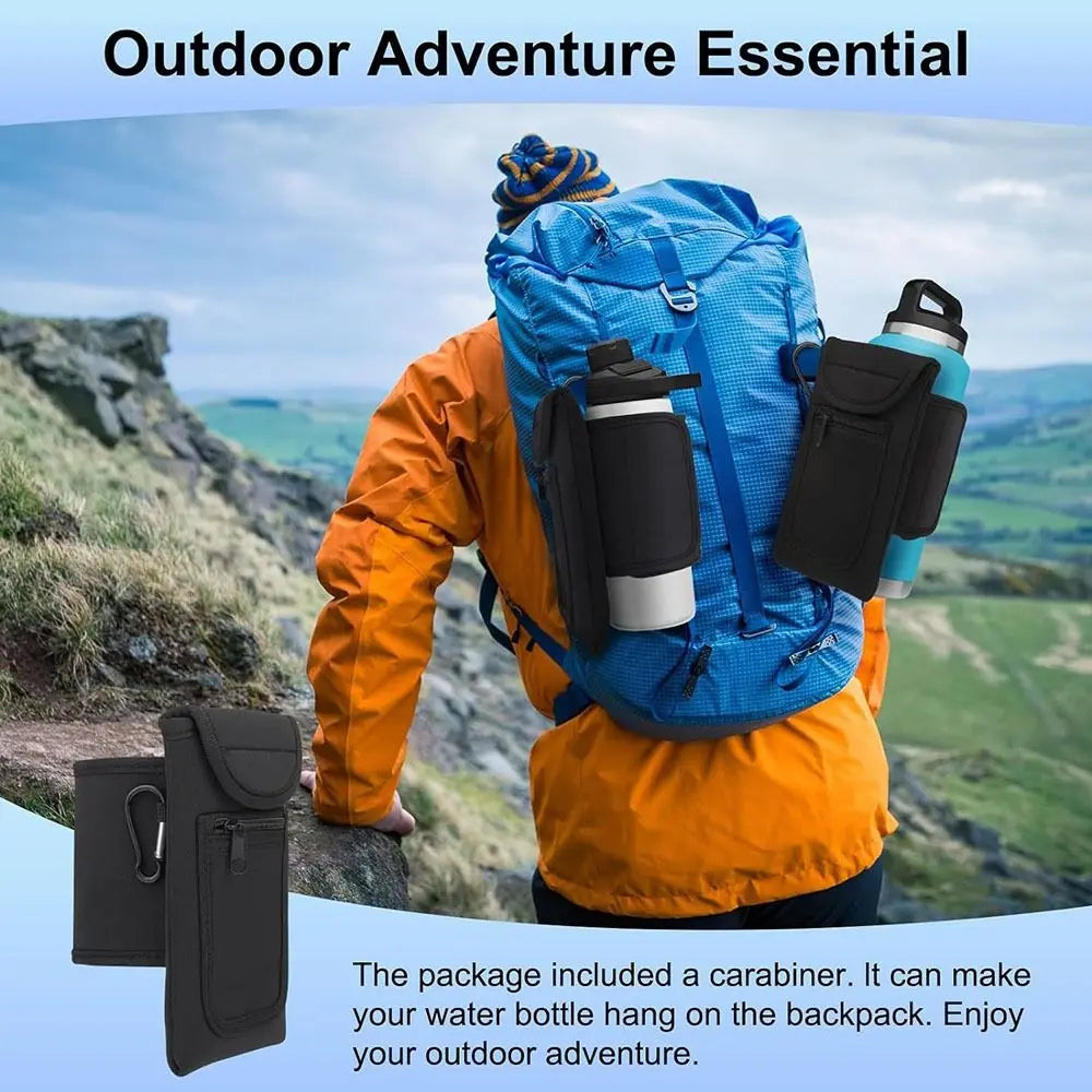 Manga magnética de garrafa de água Bolsos de garrafa de acessórios de ginást