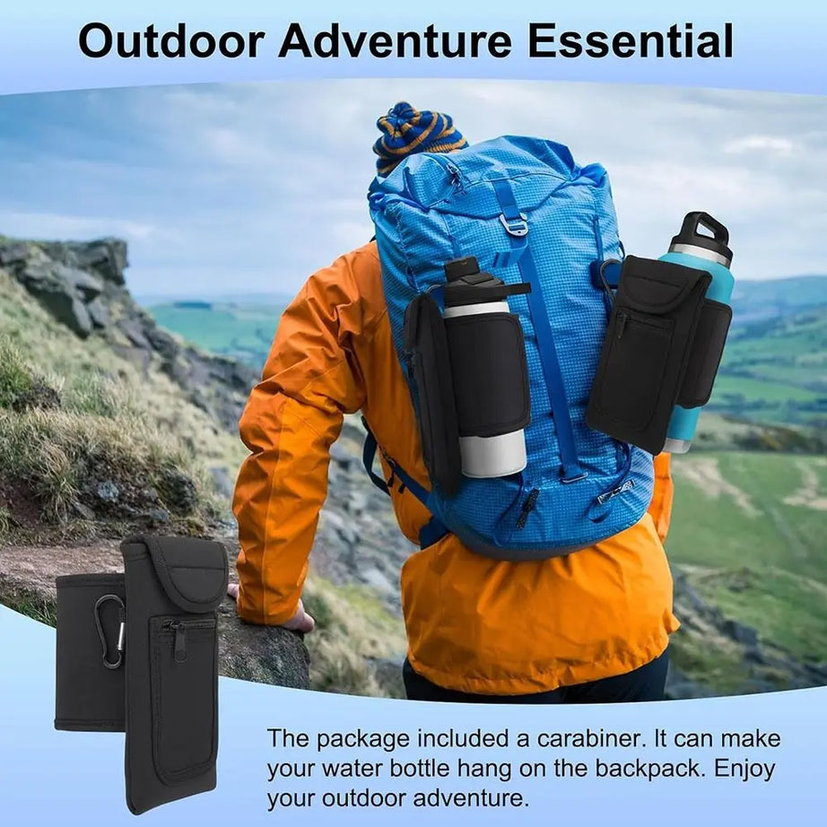 Manga magnética de garrafa de água Bolsos de garrafa de acessórios de ginást