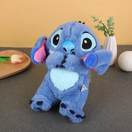 Stitch Baby Sleeping Companion Toy, Calmante Brinquedo De Pelúcia Musical com A