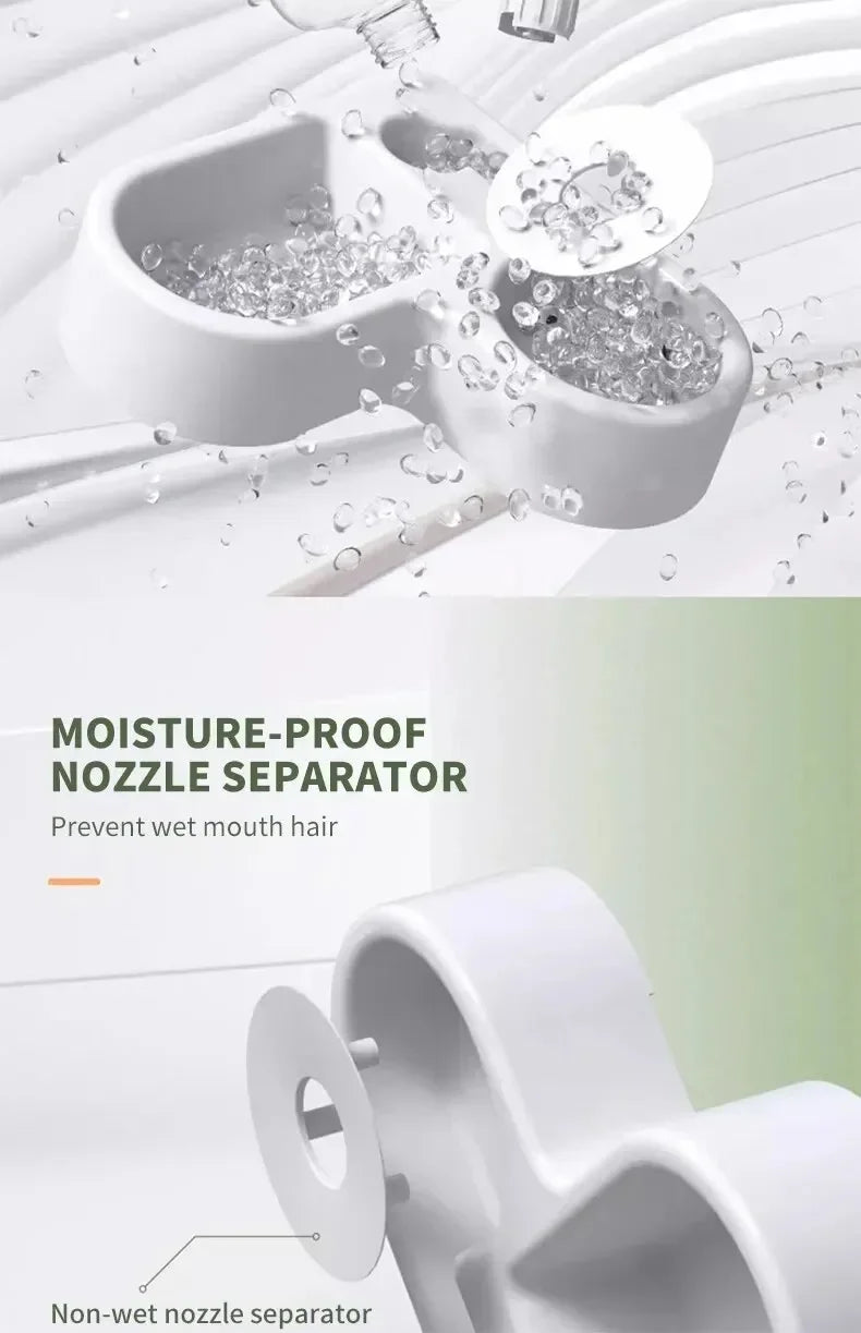 Tigela de comida dupla com alimentação Pet, adequada para gatos e cães pequen