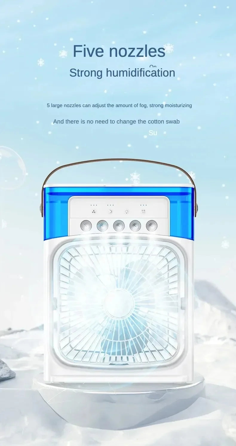 Ventilador portátil do umidificador do ar, refrigerador de ar pequeno, hidrocoo