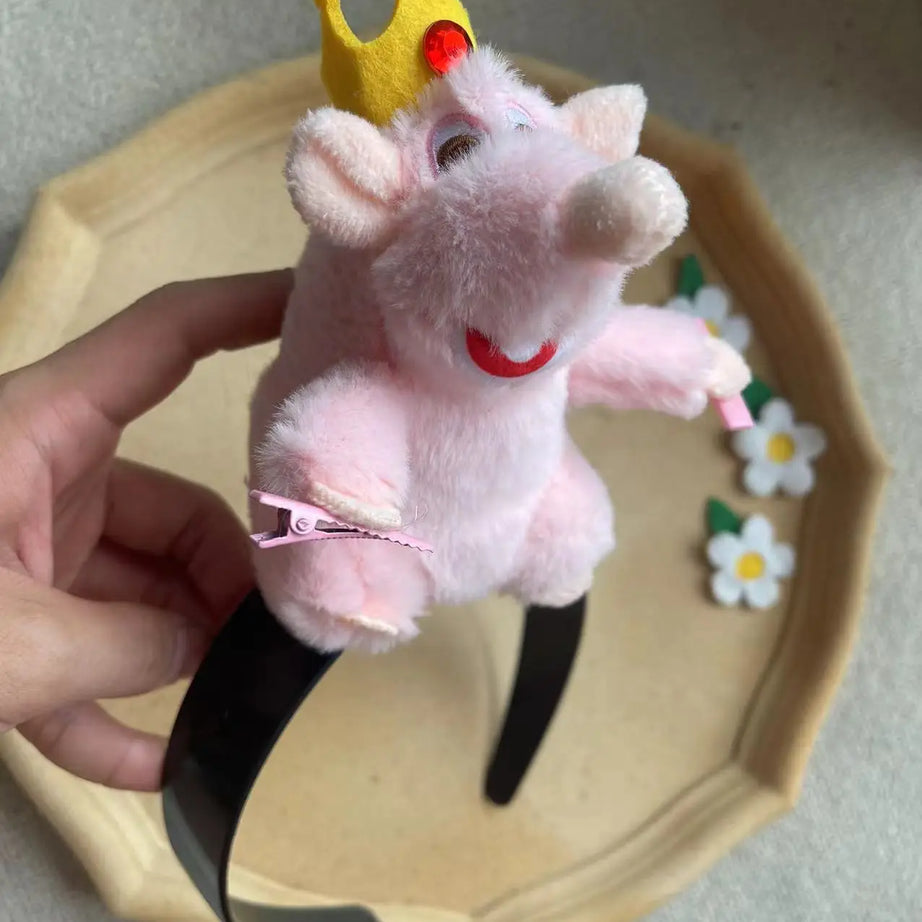 Disney-Ratatouille Desenhos Animados Boneca De Pelúcia Hairband, Francês De ab