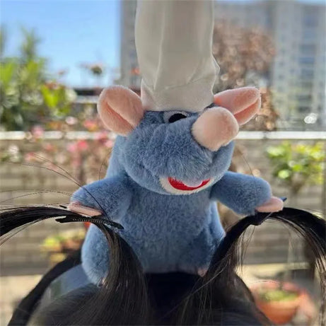 Disney-Ratatouille Desenhos Animados Boneca De Pelúcia Hairband, Francês De ab