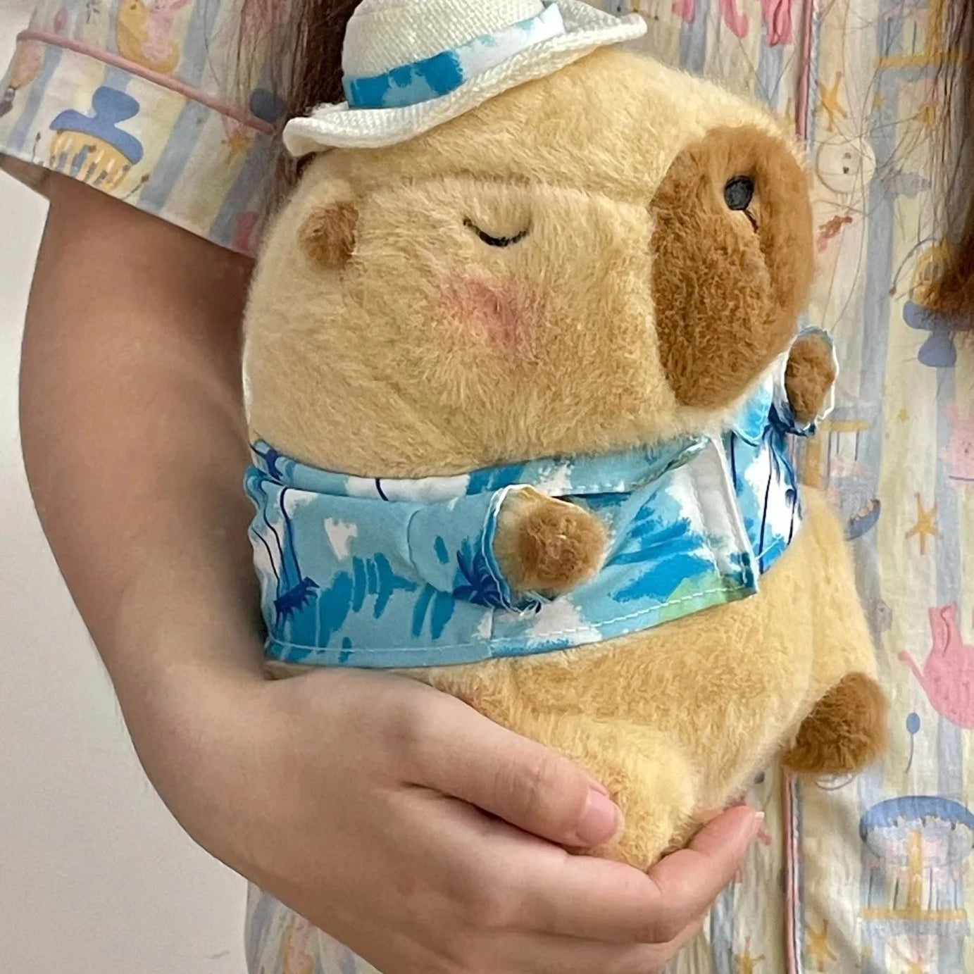 23cm capivara simulação de pelúcia capibara anime brinquedo fofo boneca bonit