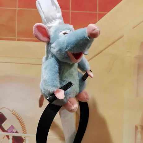 Disney-Ratatouille Desenhos Animados Boneca De Pelúcia Hairband, Francês De ab