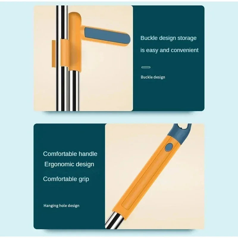 Escova e pá vassoura e pá conjunto de combinação pá vertical dobrável pele