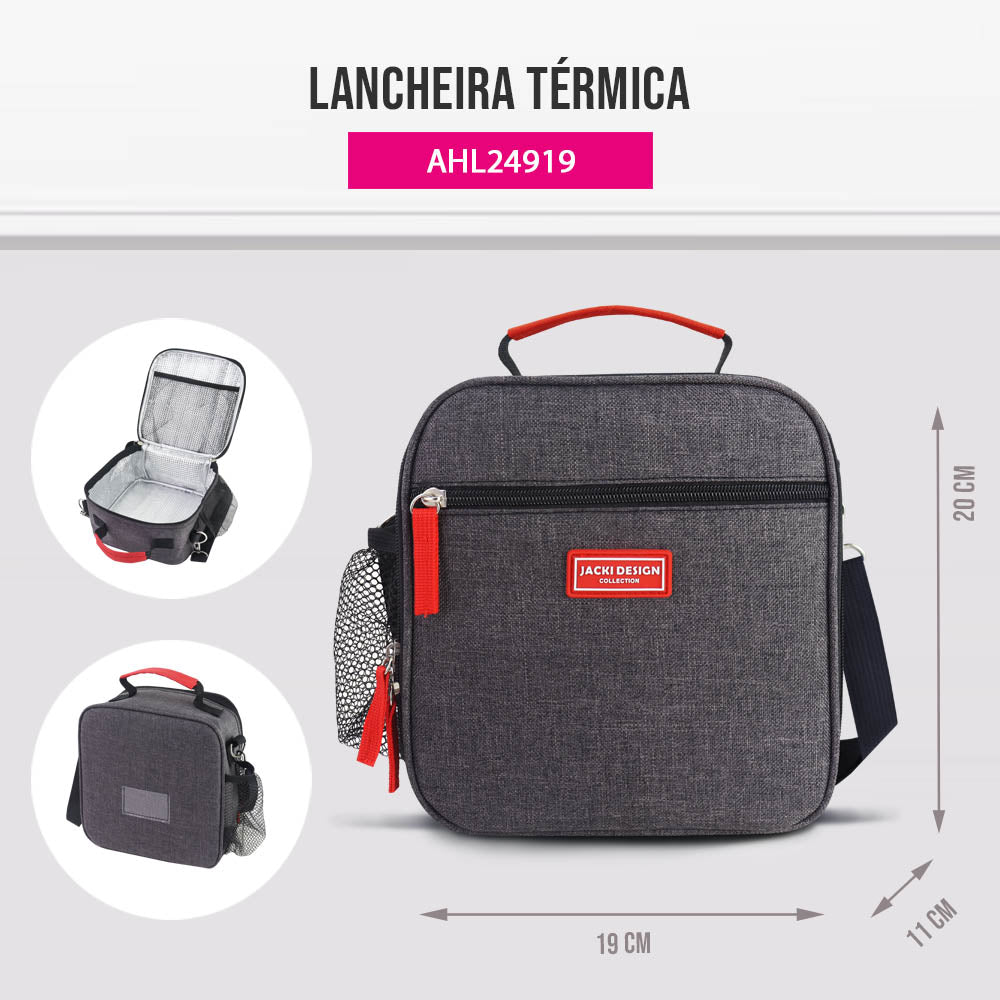 Bolsa Térmica 4180ml Jacki Design - Vibe - Preto (AHL24919-PR)