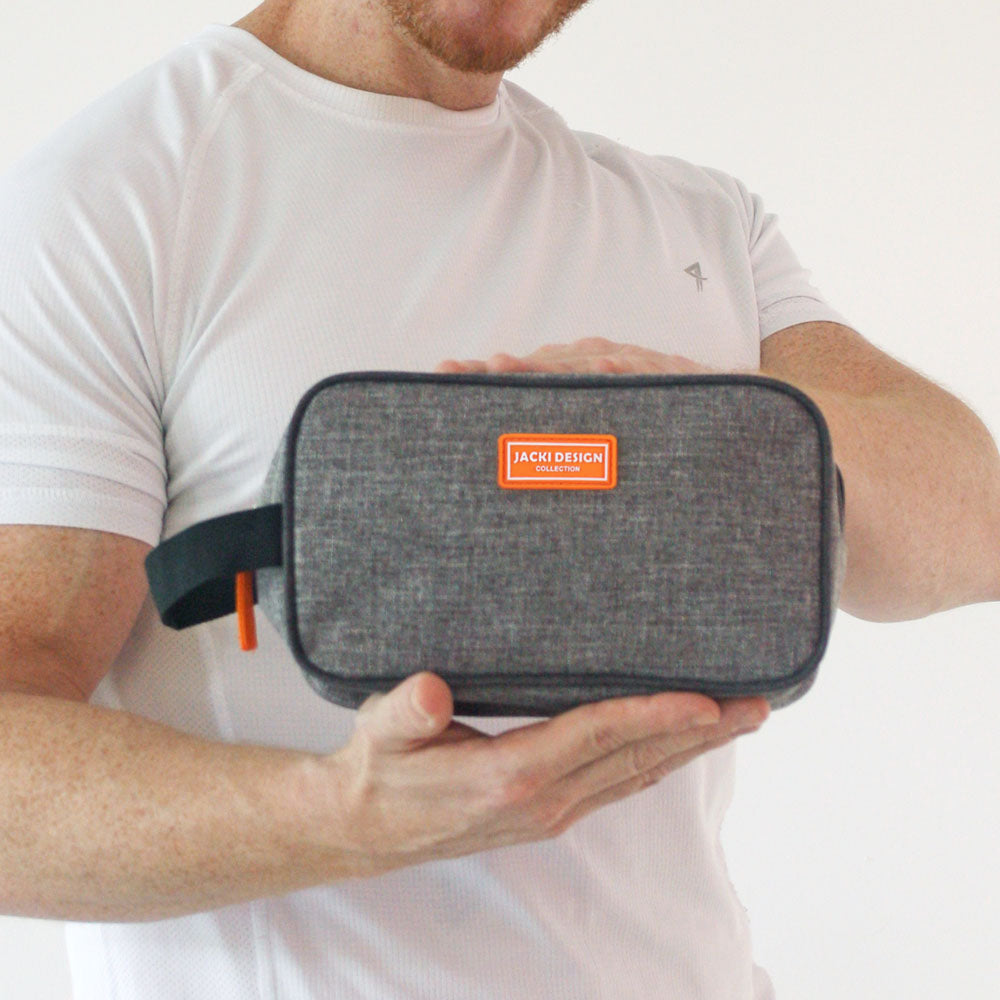 Necessaire com Alça Lateral - Vibe - Cinza (AHL24920-CZ)